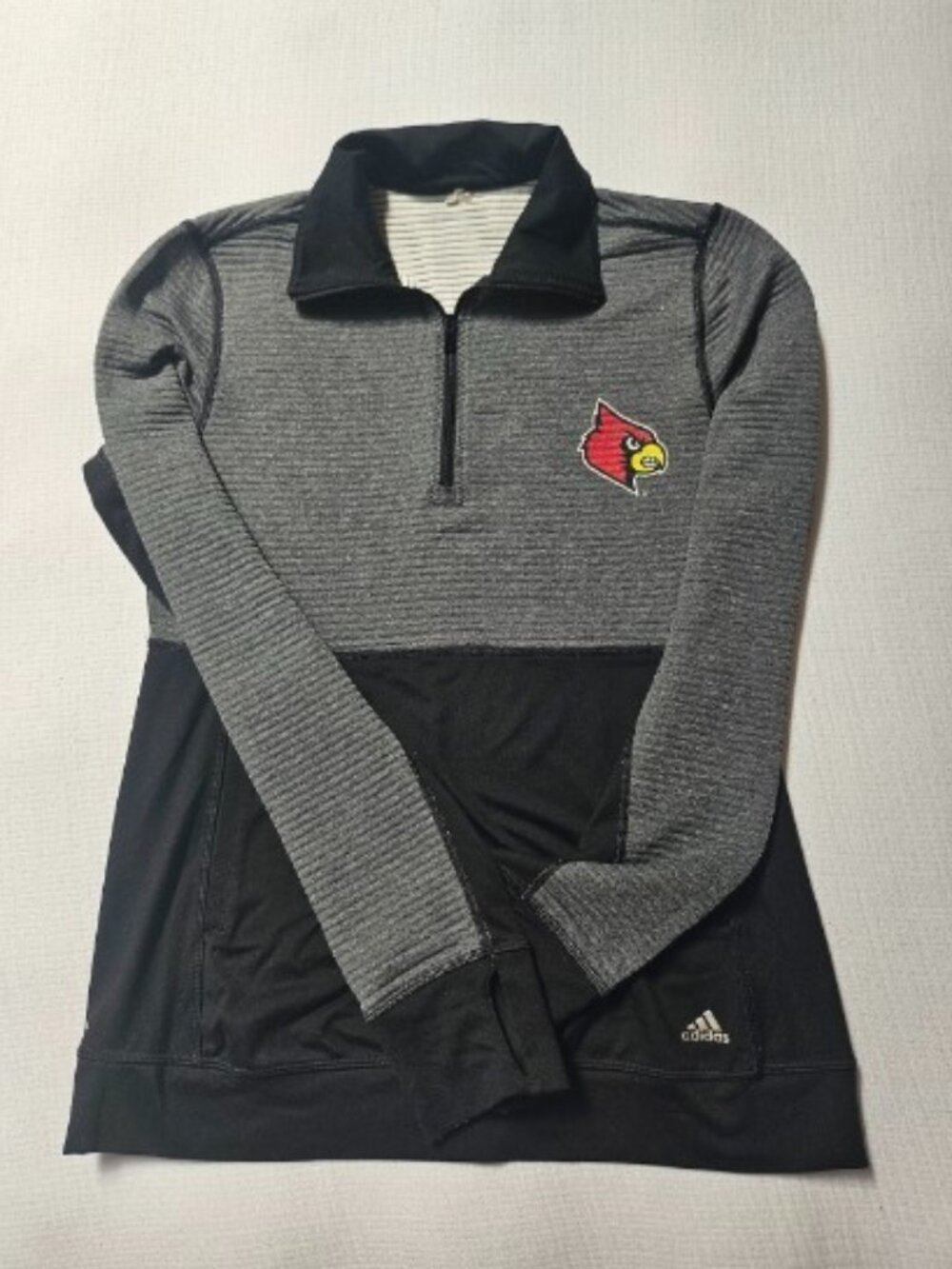 Adidas Louisville Cardinals Climalite Half-Zip Pullover